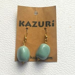 Kazuri earrings. NEW